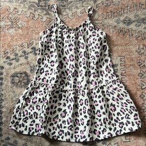 Grayson Threads Pink and Black Leopard Print Kids Dress